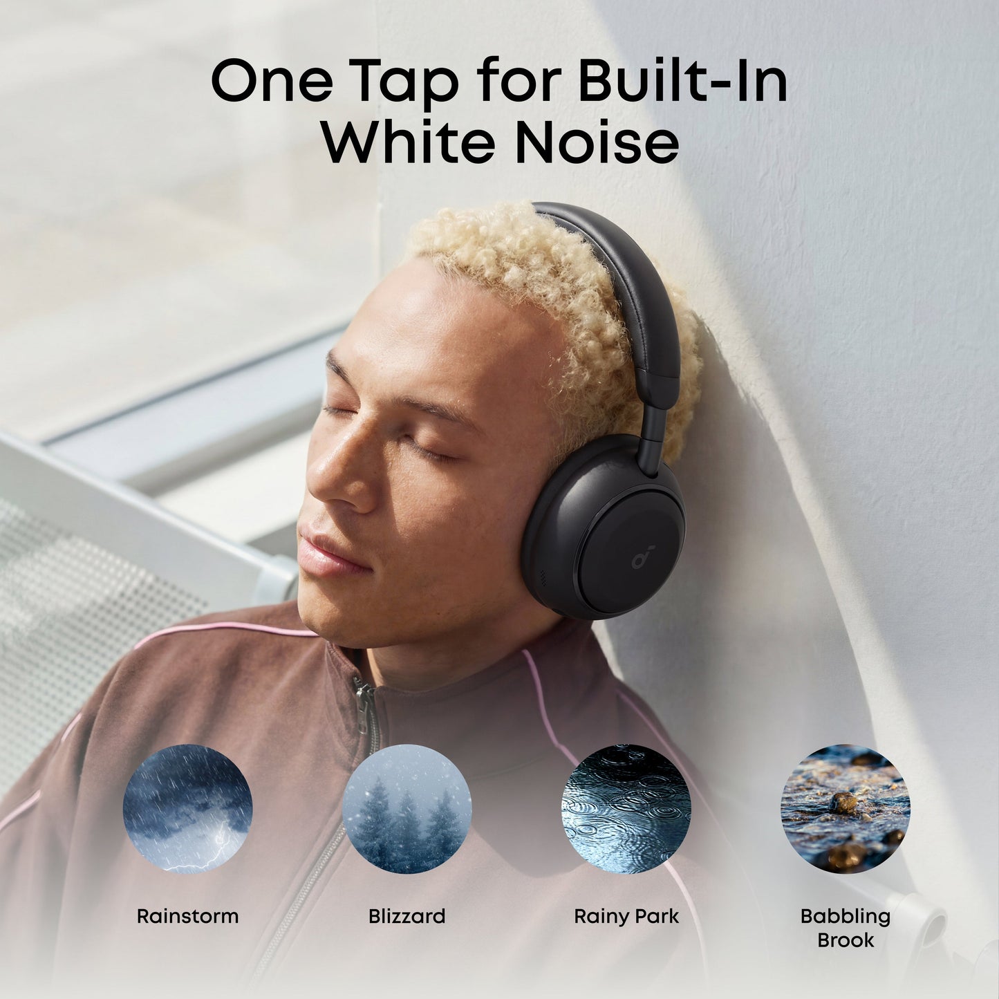 Handsfree Bluetooth Anker SoundCore Space 2, A2DP, ANC, Svart D1402G11