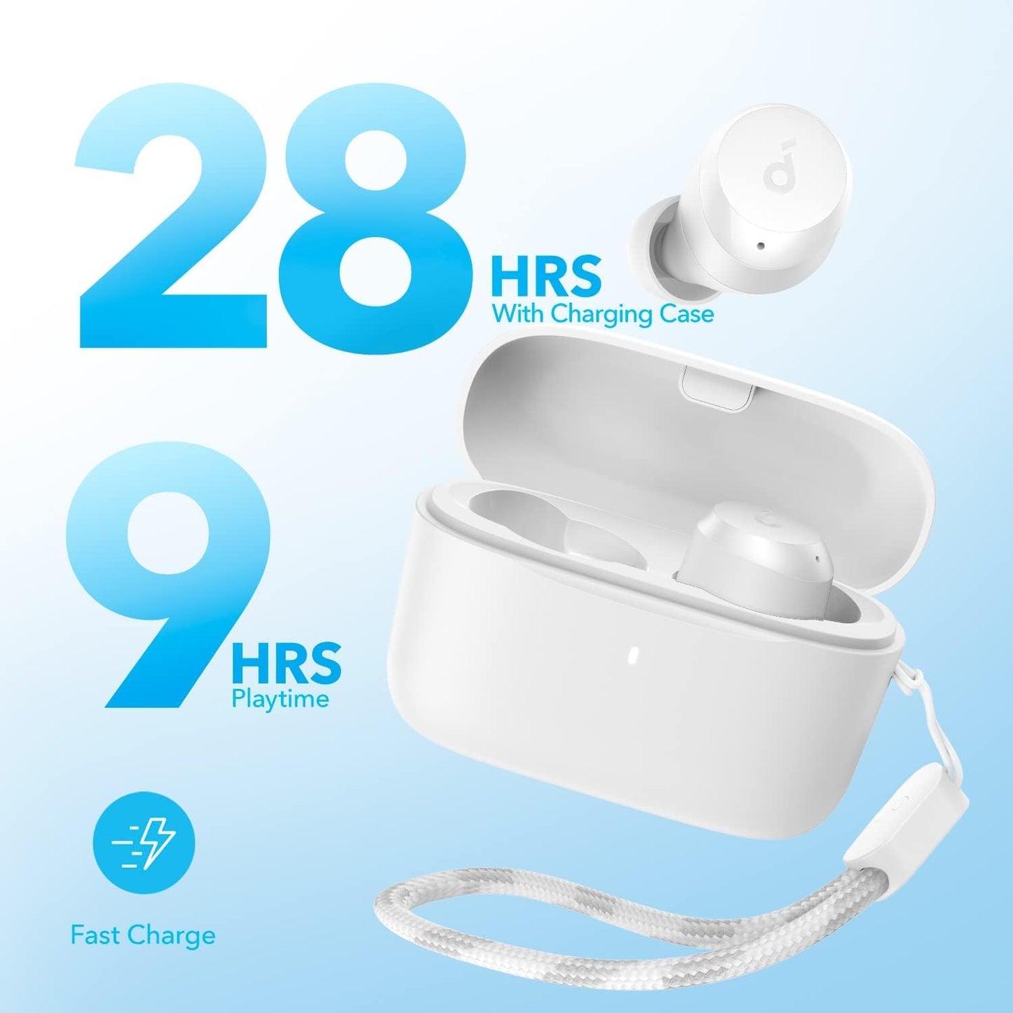 Handsfree Bluetooth Anker SoundCore A25i, TWS, Hvit A3948G21