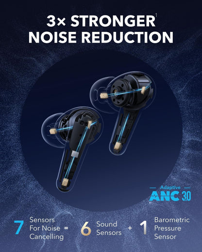 Bluetooth-håndfri Anker SoundCore Liberty 4 Pro, TWS, ANC, Hvit A3954G21
