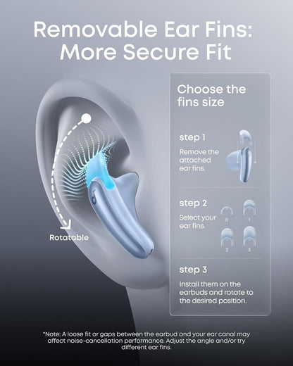 Handsfree Bluetooth Anker SoundCore Liberty Buds, TWS, ANC, Blå D1200G31