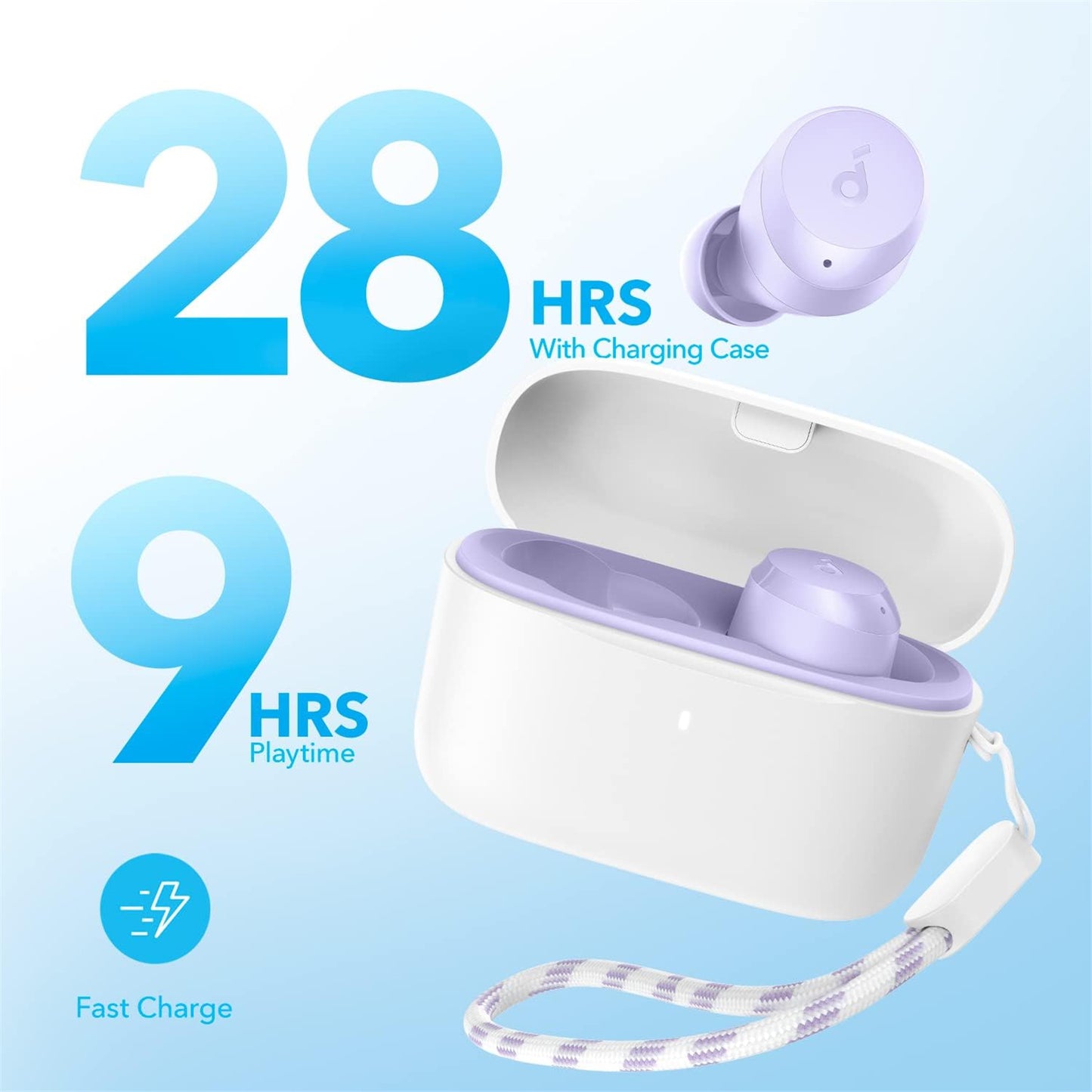Handsfree Bluetooth Anker SoundCore A25i, TWS, Fiolett A3948GQ2