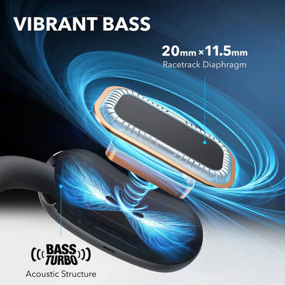 Handsfree Bluetooth Anker SoundCore AeroFit 2, TWS, Svart A3874G11