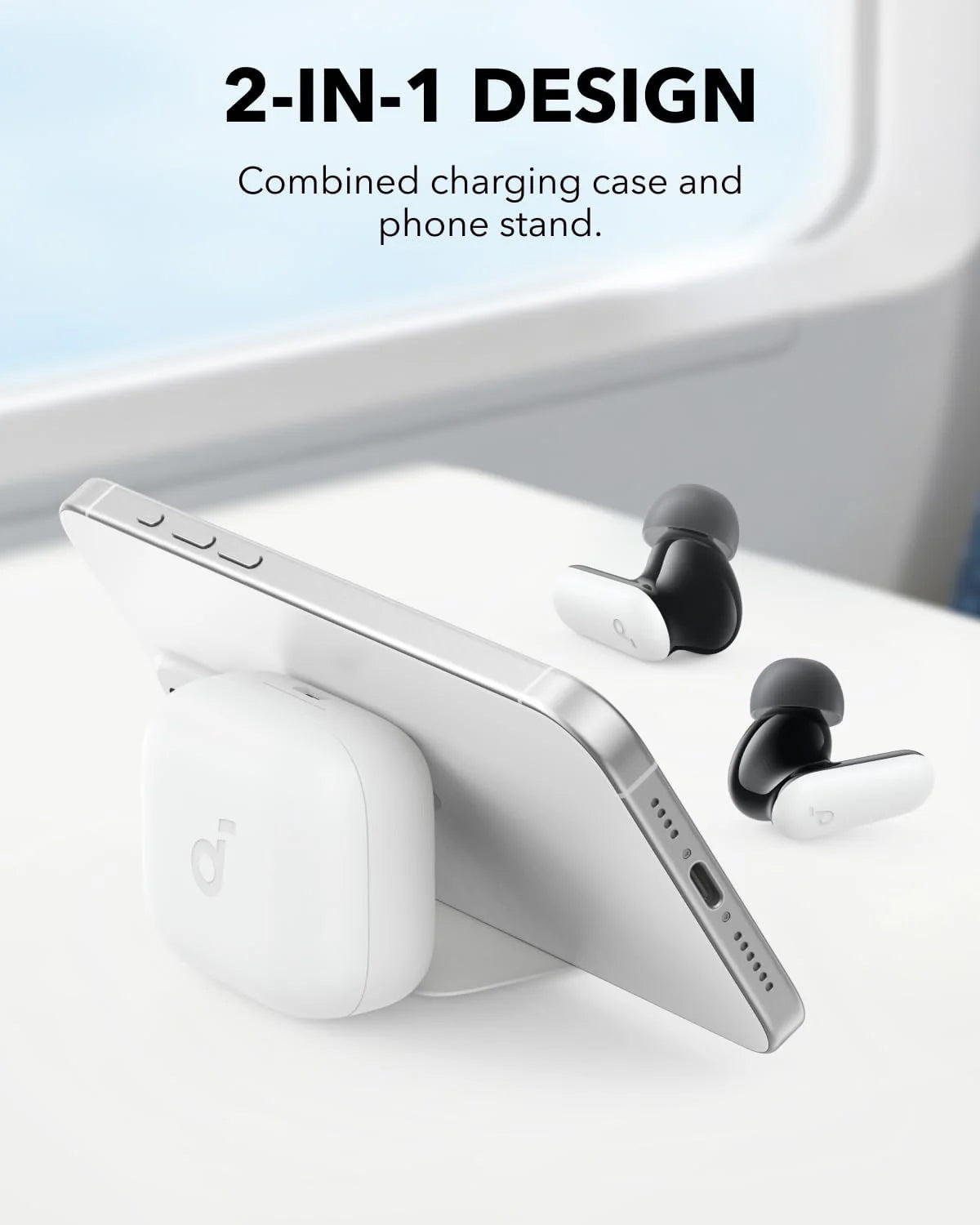 Handsfree Bluetooth Anker SoundCore P30i, TWS, ANC, Hvit A3959321