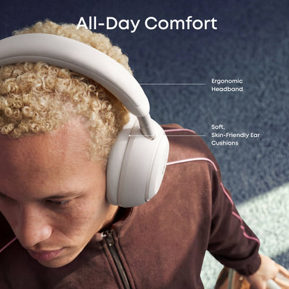 Handsfree Bluetooth Anker SoundCore Space 2, A2DP, ANC, Hvit D1402G21
