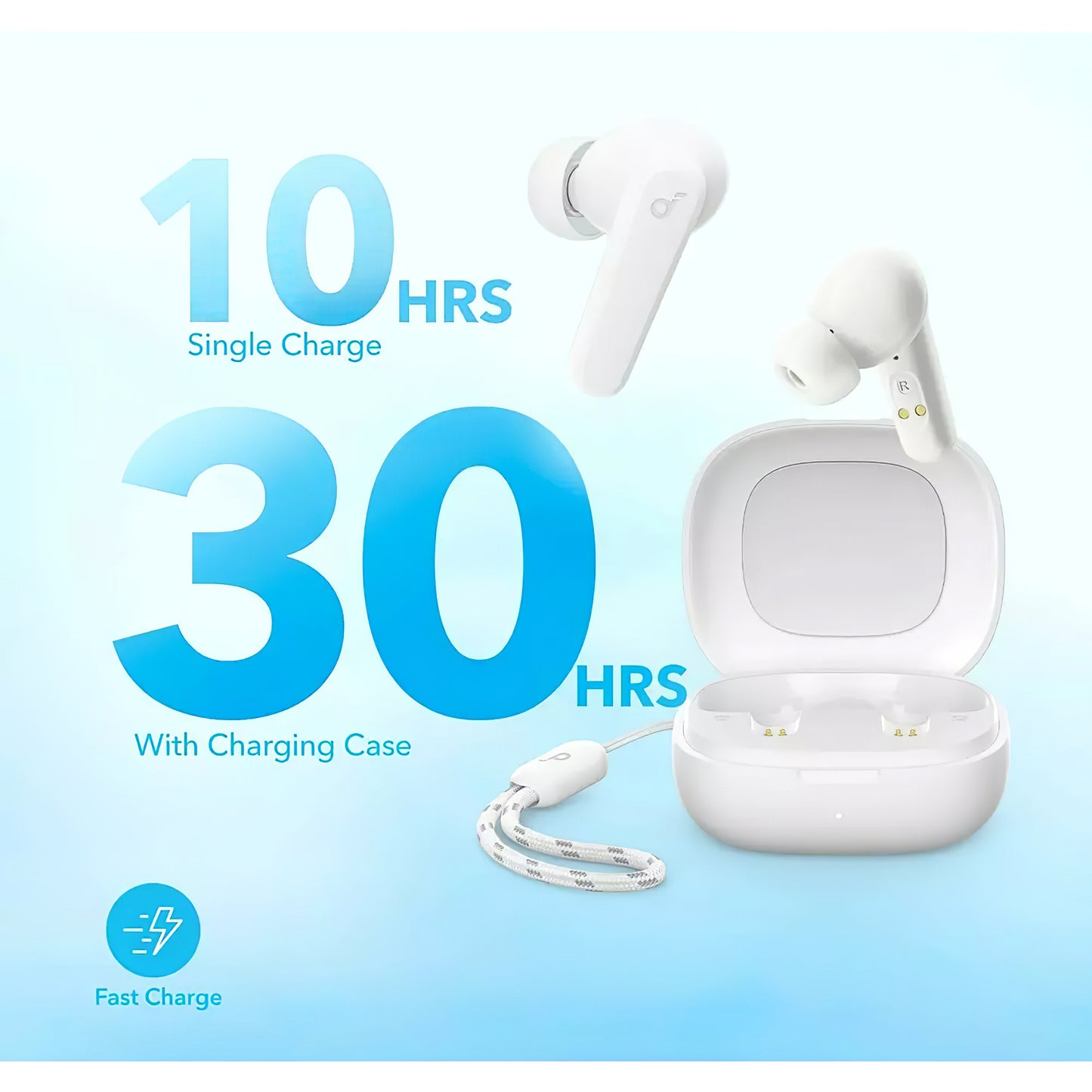 Bluetooth håndfri Anker SoundCore R50i, TWS, hvit A3949G21 