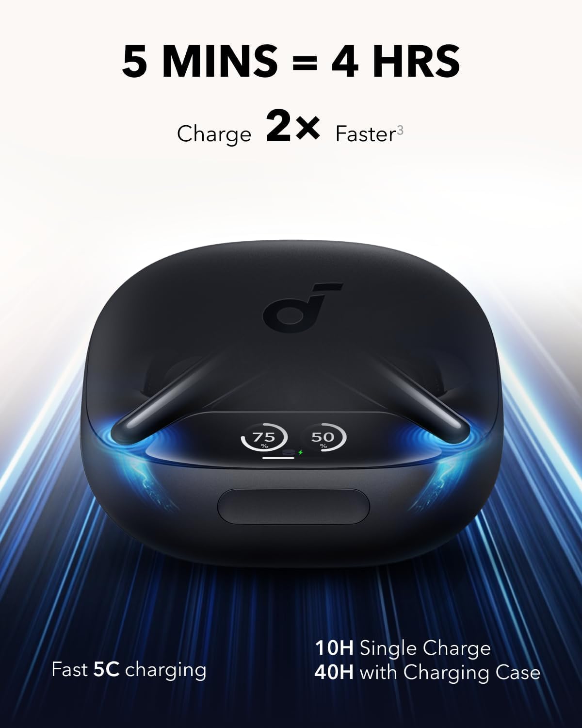 Handsfree Bluetooth Anker Soundcore Liberty 4 Pro, TWS, ANC, Svart A3954G11