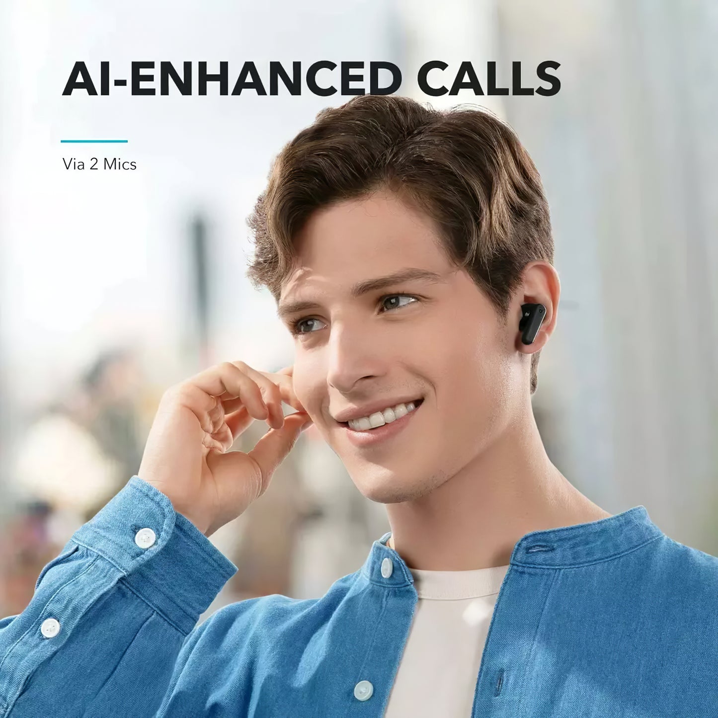 Bluetooth håndfri Anker SoundCore R50i, TWS, svart A3949G11 