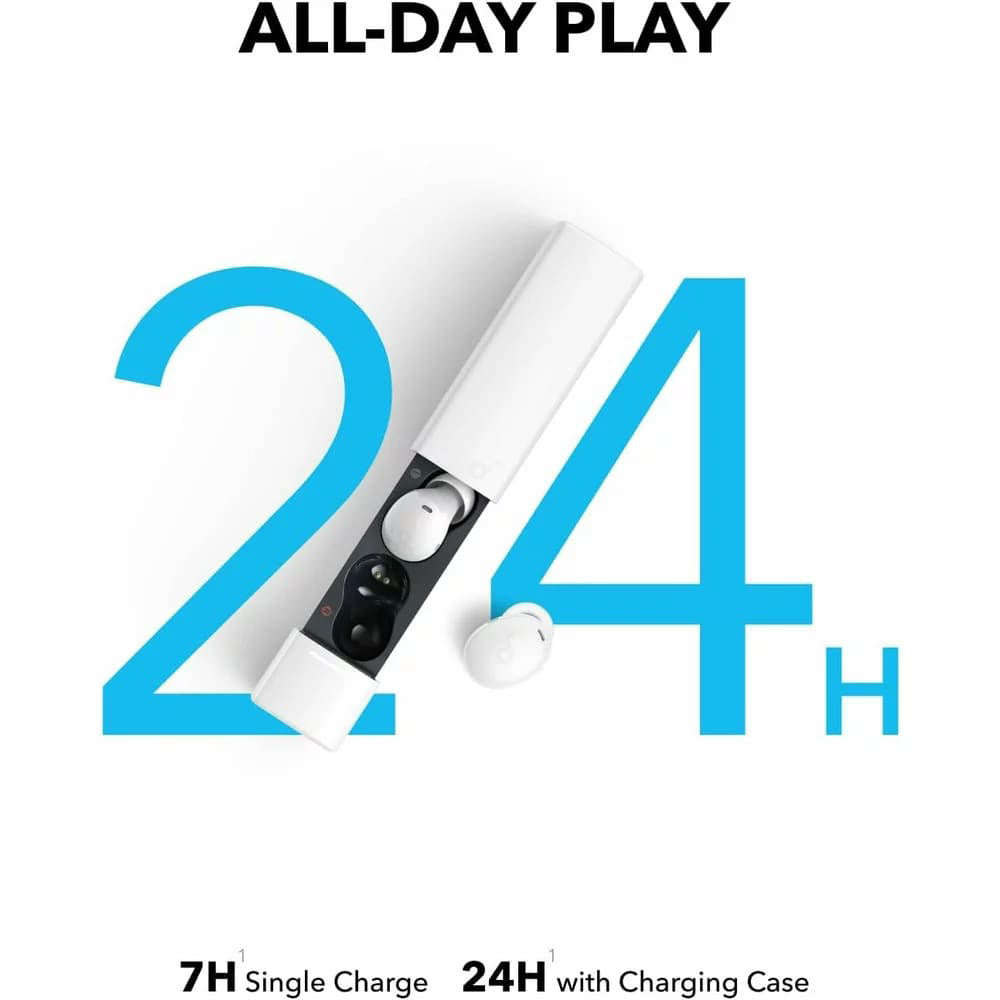 Handsfree Bluetooth Anker SoundCore A30i, TWS, Hvit A3958G21