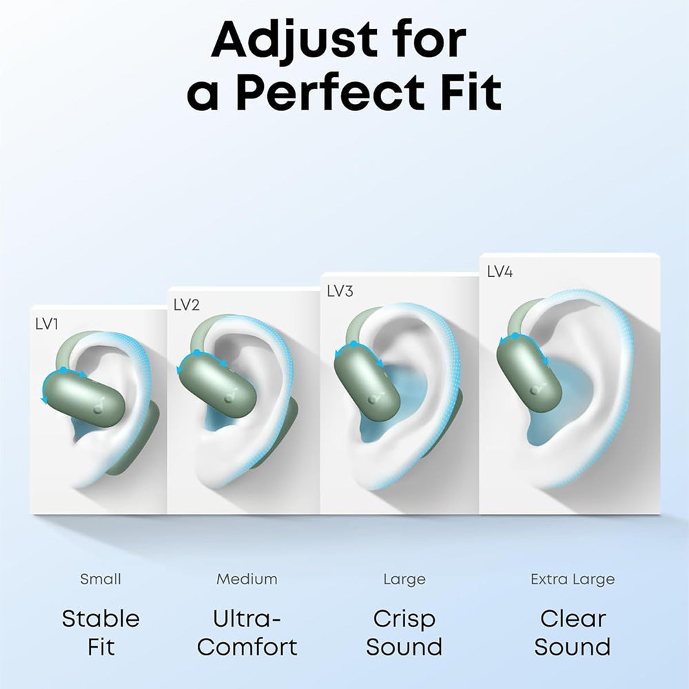 Handsfree Bluetooth Anker SoundCore AeroFit 2, TWS, Grønn A3874G61