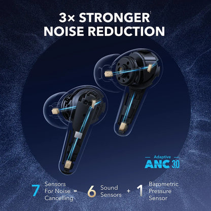 Handsfree Bluetooth Anker SoundCore Liberty 4 Pro NC, TWS, ANC, Svart A3954GF1