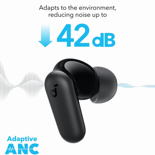 Handsfree Bluetooth Anker SoundCore P30i, TWS, ANC, Svart A3959311