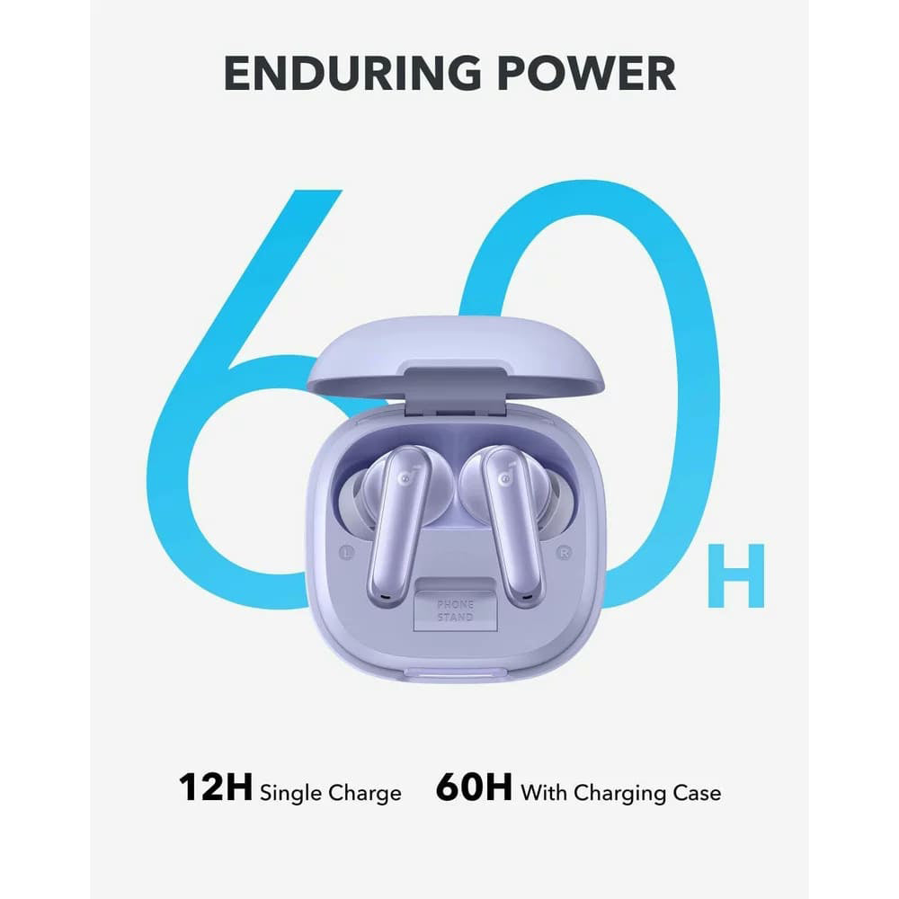 Handsfree Bluetooth Anker SoundCore P40i, TWS, ANC, Lilla A3955GQ1