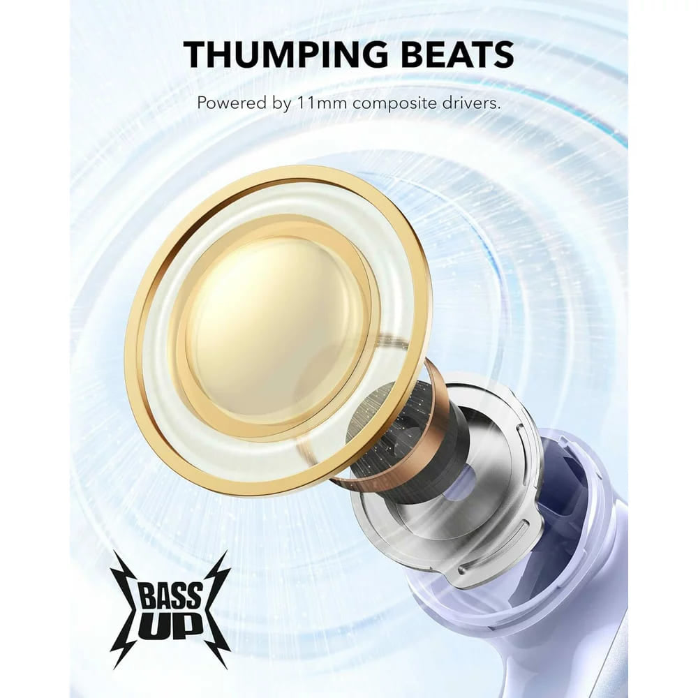 Handsfree Bluetooth Anker SoundCore P40i, TWS, ANC, Lilla A3955GQ1