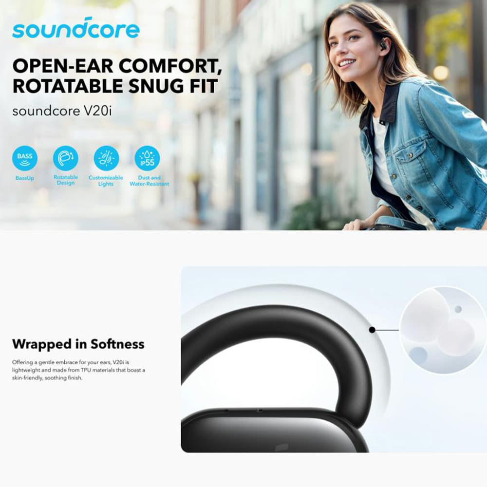 Handsfree Bluetooth Anker SoundCore V20i, TWS, Hvit A3876G21