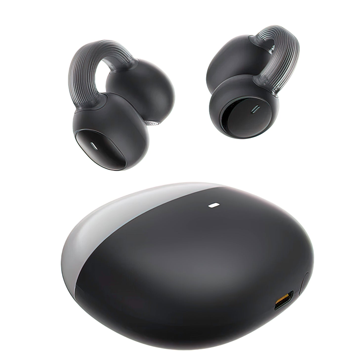 Handsfree Bluetooth Baseus AirGo 1 Ring, TWS, Svart A00069201113-00