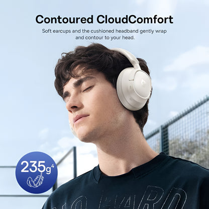 Handsfree Bluetooth Baseus Bass BH1 NC, MultiPoint, A2DP, ANC, Hvit A0203702