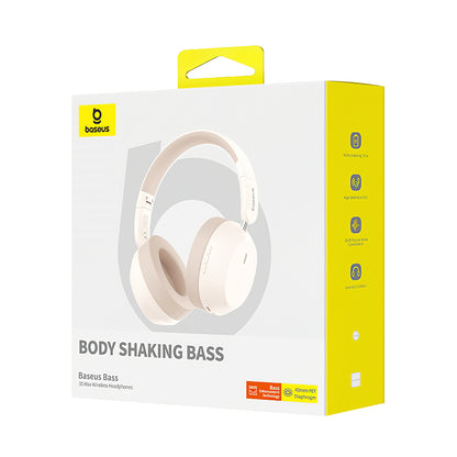 Handsfree Bluetooth Bluetooth Baseus Bass 35 Max, A2DP, Hvit A00070800221-00 