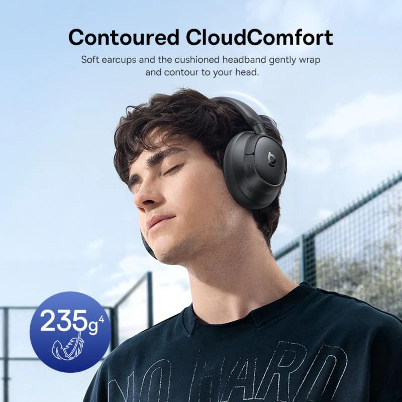 Handsfree Bluetooth Baseus Bass BH1 NC, MultiPoint, A2DP, ANC, Svart A0203703
