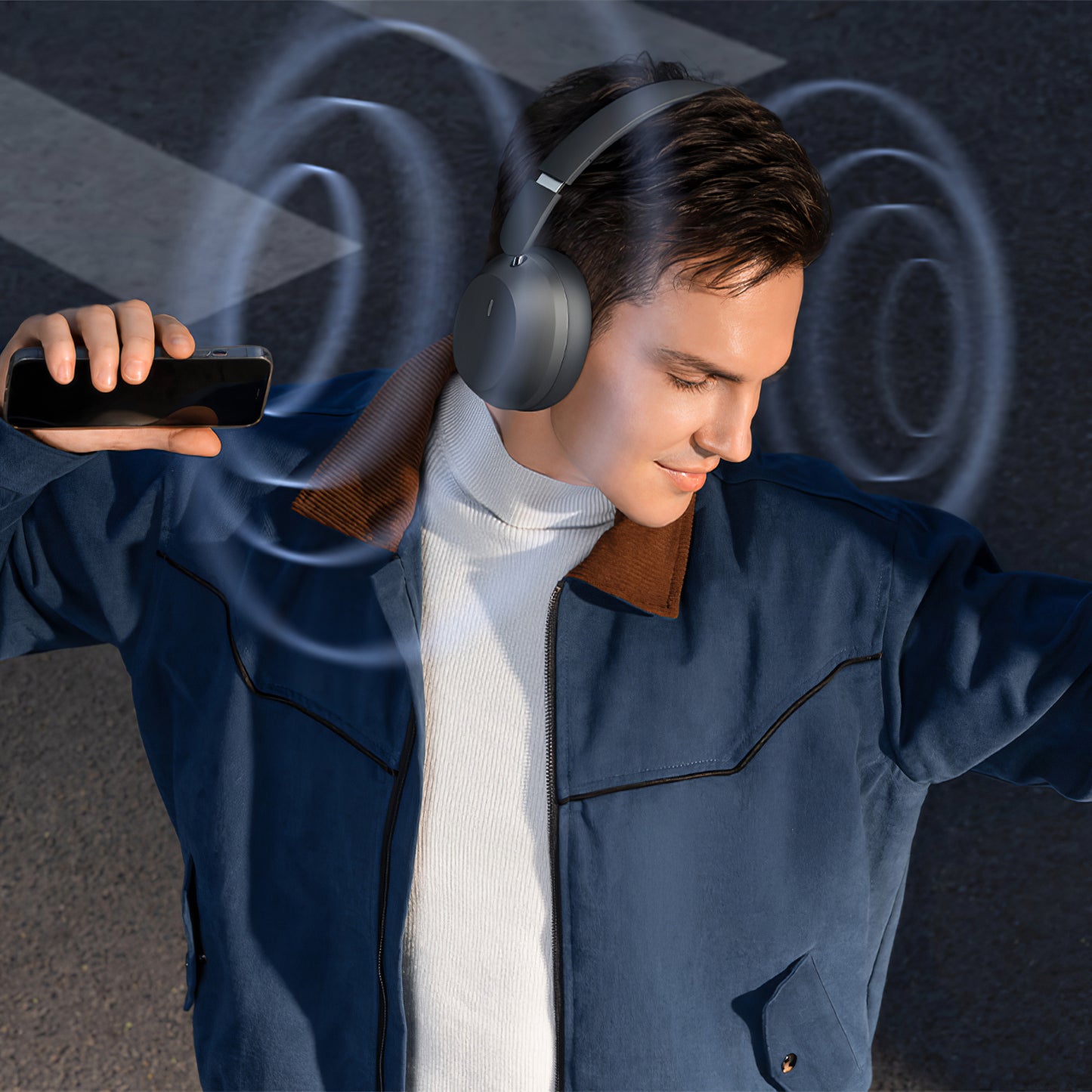 Handsfree Bluetooth Bluetooth Baseus Bass 35 Max, A2DP, Grå A00070800821-00 