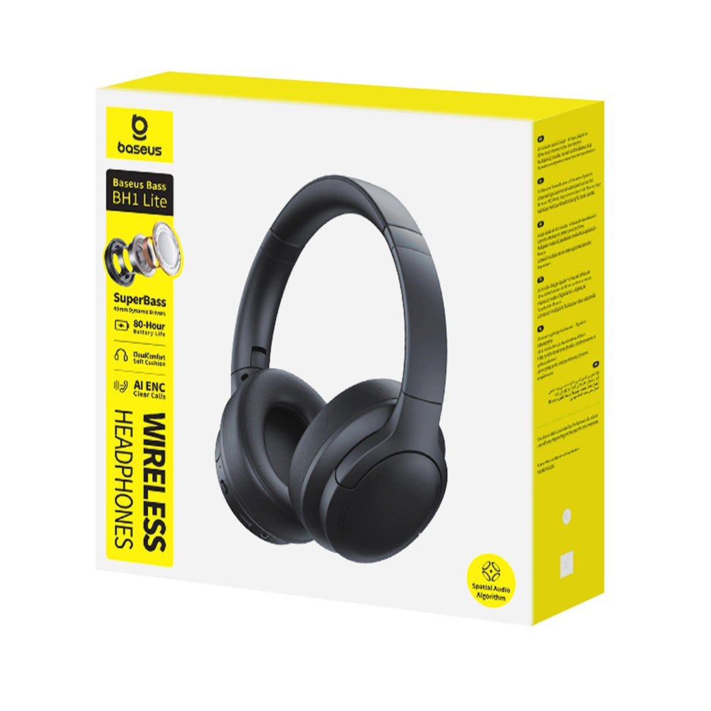 Handsfree Bluetooth Baseus BH1 Lite, A2DP, Svart A0203C00