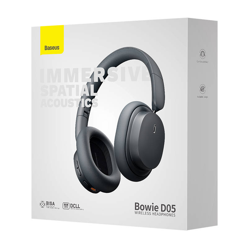Handsfree Bluetooth Baseus Bowie D05, MultiPoint, A2DP, Grå NGTD020213