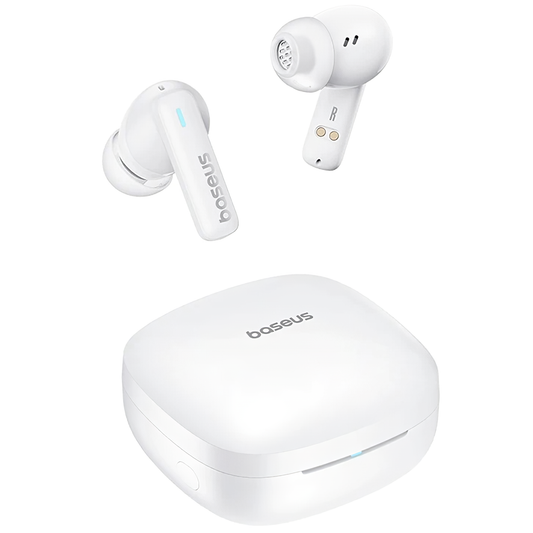 Håndfri Bluetooth Baseus Bowie E19, TWS, Hvit A00069600223-00 