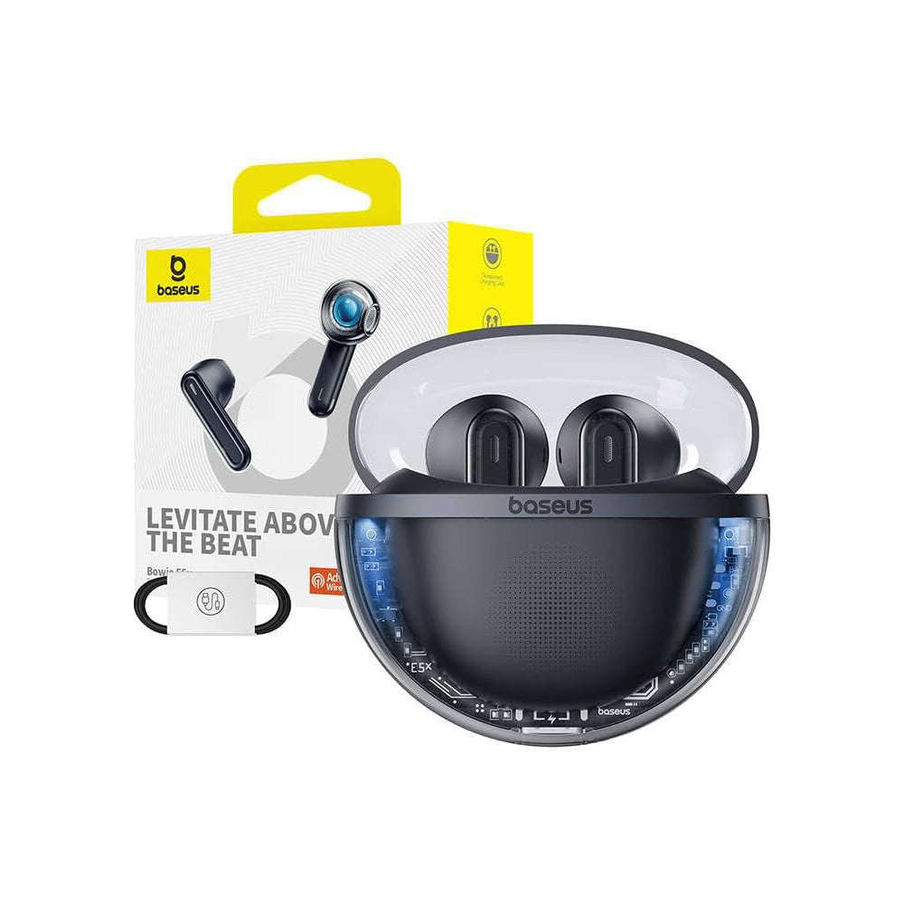 Handsfree Bluetooth Baseus Bowie E5x, TWS, Svart A00060101123-00
