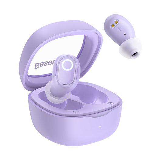 Handsfree Bluetooth Baseus Bowie WM02, TWS, Lilla NGTW370205