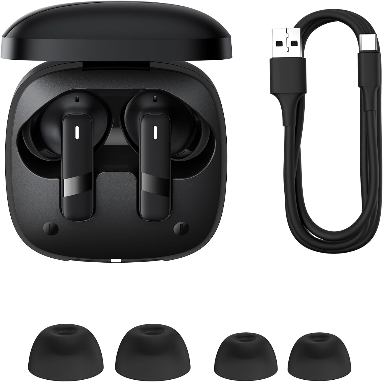 Handsfree Bluetooth Baseus Bowie E20, TWS, Svart A00069700113-00