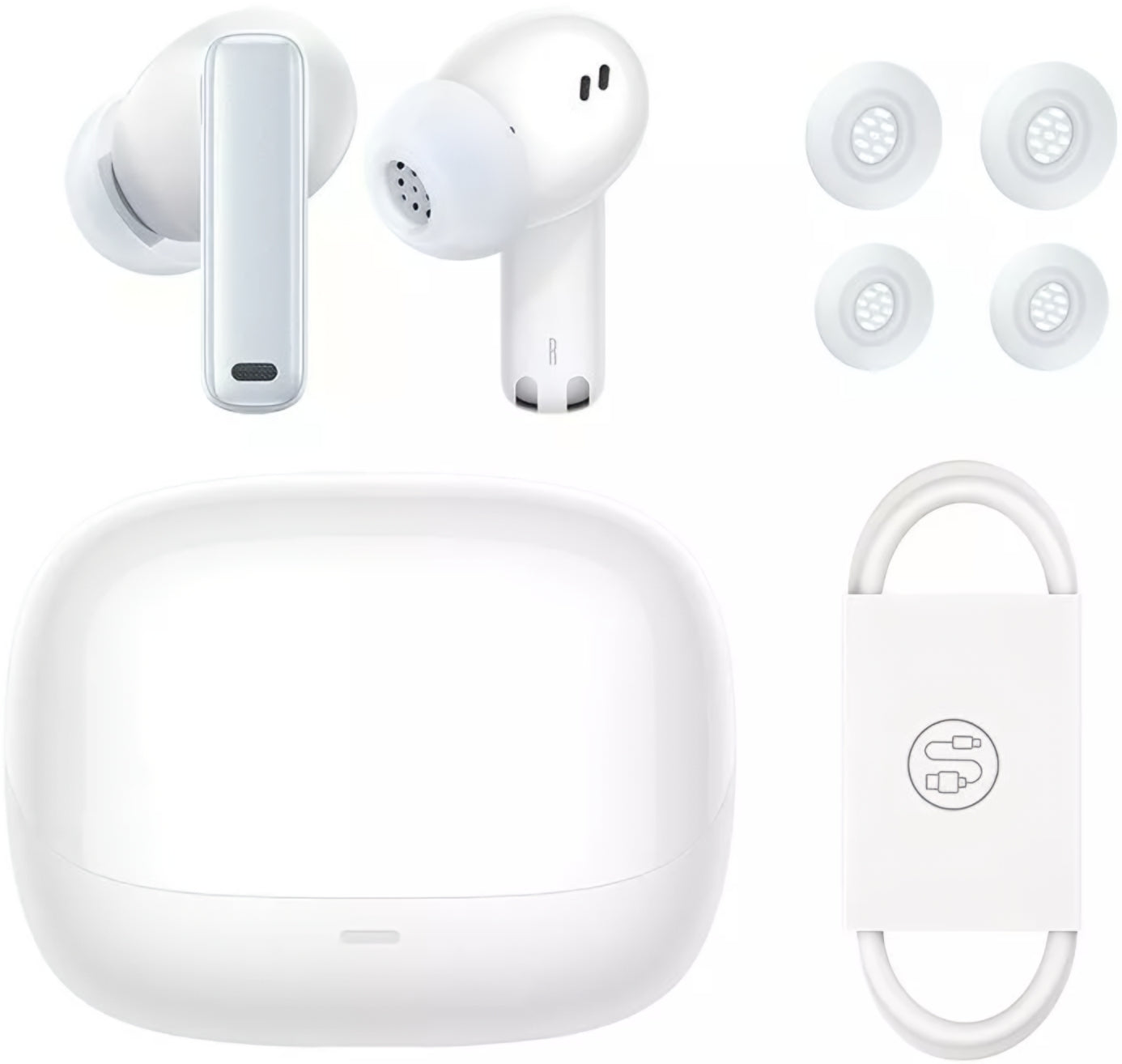 Handsfree Bluetooth Baseus Bowie M2s, TWS, ANC, Hvit NGTW350102
