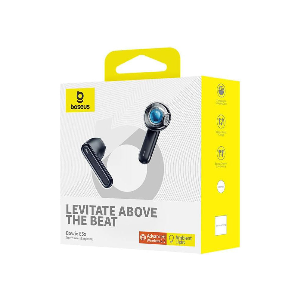 Handsfree Bluetooth Baseus Bowie E5x, TWS, Svart A00060101123-00