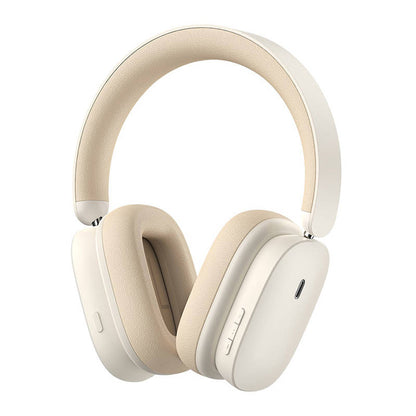 Handsfree Bluetooth Baseus Bowie H1, A2DP, ANC, Krem NGTW230202