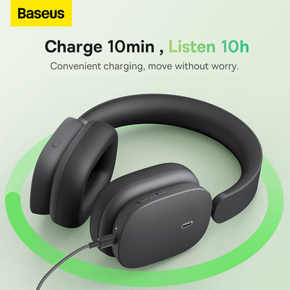 Handsfree Bluetooth Baseus Bowie H1, A2DP, ANC, Grå NGTW230213