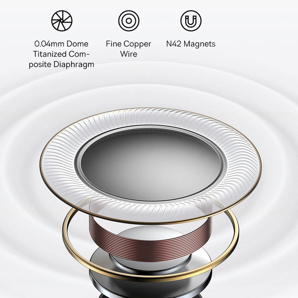 Handsfree Bluetooth Baseus Bowie M2, TWS, Hvit A00024000221-Z1