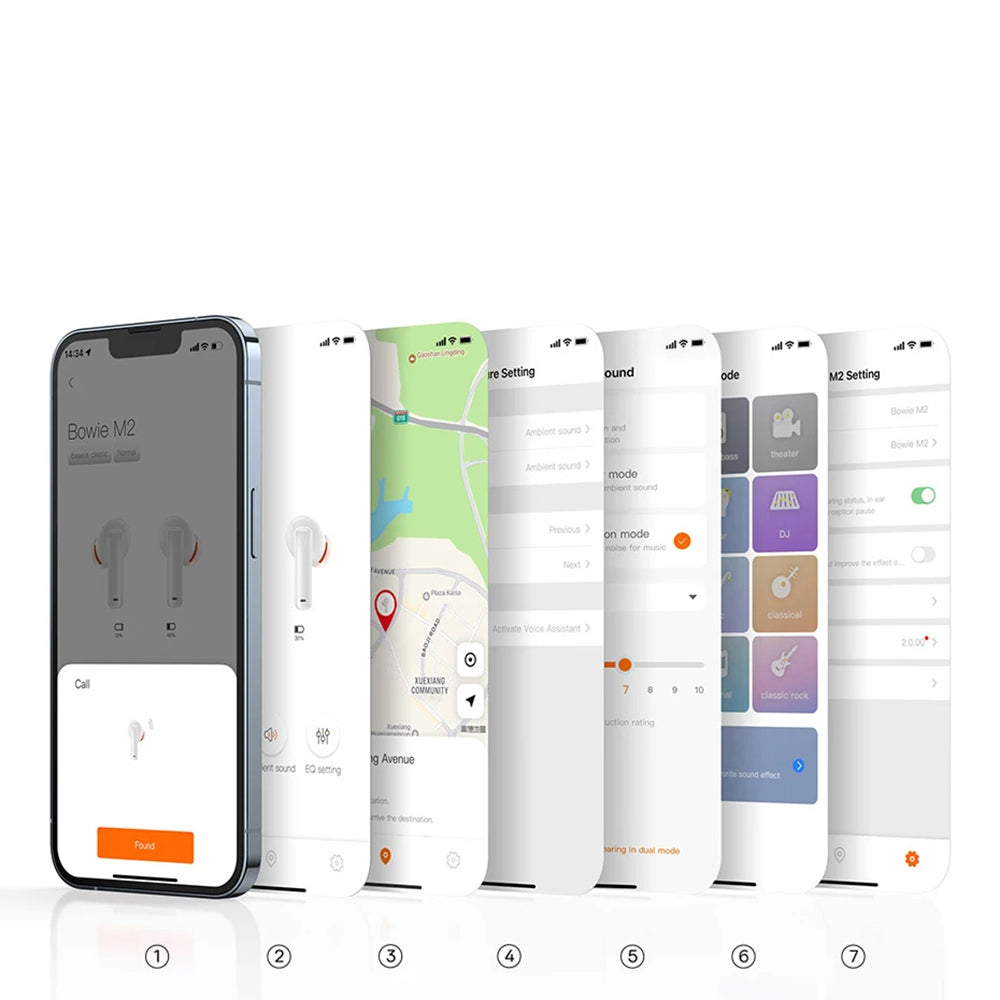 Handsfree Bluetooth Baseus Bowie M2, TWS, Hvit A00024000221-Z1