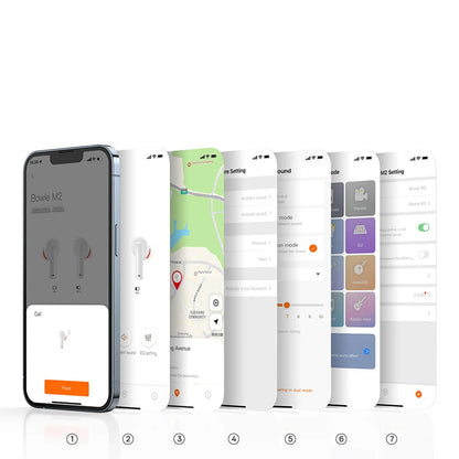 Handsfree Bluetooth Baseus Bowie M2, TWS, Hvit A00024000221-Z1