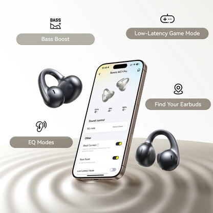 Handsfree Bluetooth Baseus Bowie MC1 Pro, TWS, MultiPoint, Svart A0102503