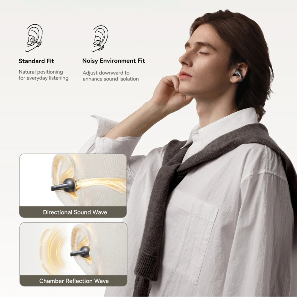 Handsfree Bluetooth Baseus Bowie MC1 Pro, TWS, MultiPoint, Svart A0102503