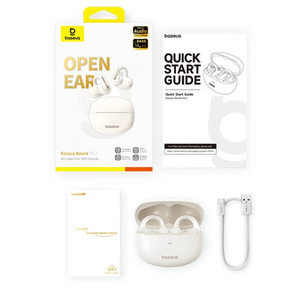 Handsfree Bluetooth Baseus Bowie MC1, TWS, Hvit A00083501226-00