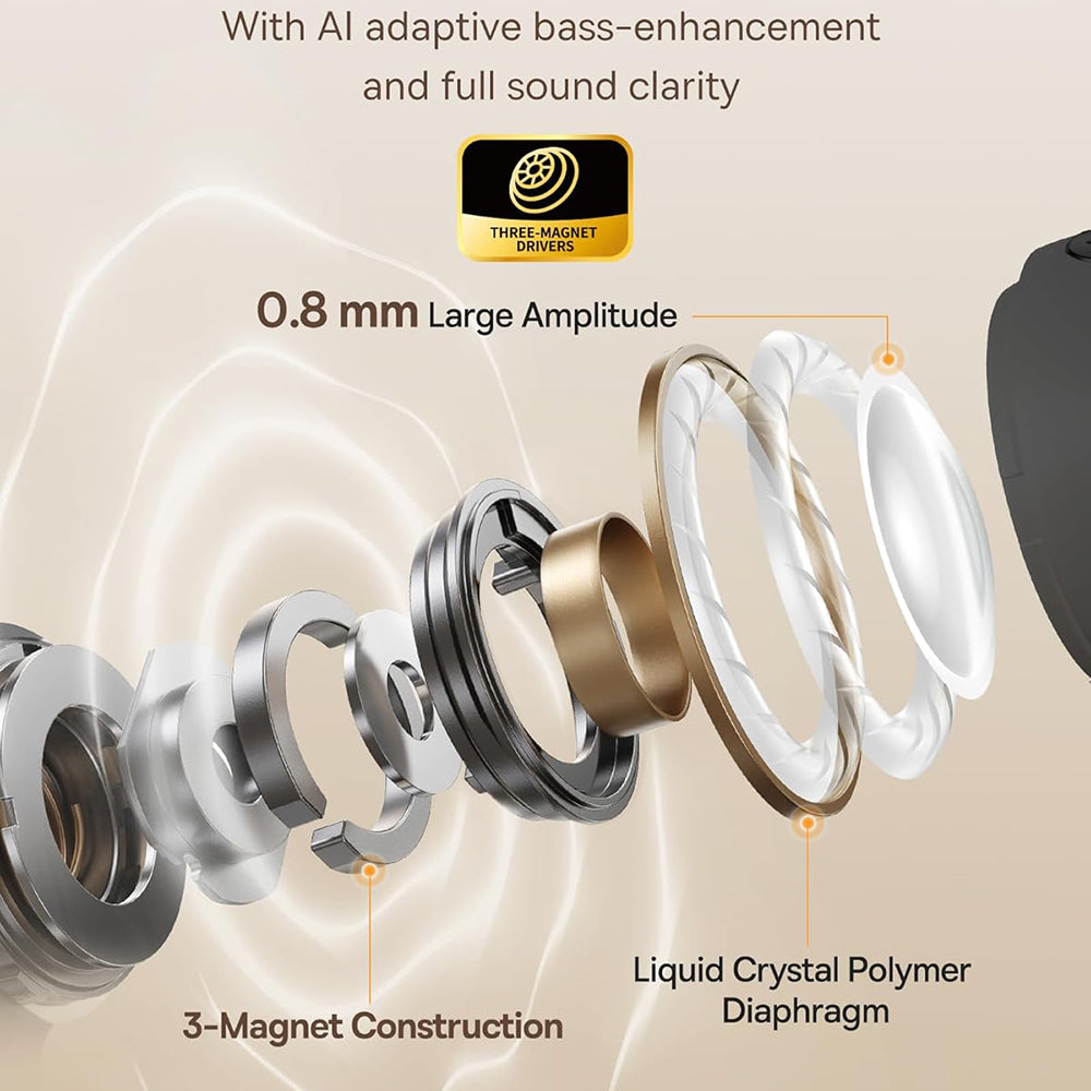 Handsfree Bluetooth Baseus Bowie MC1, TWS, Svart A00083501126-00