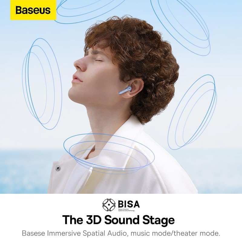 Handsfree Bluetooth Baseus Bowie WX5, TWS, Blå A00051000313-00