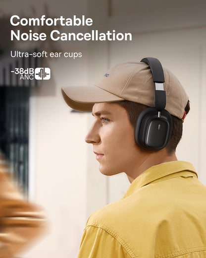 Handsfree Bluetooth Baseus H1i, A2DP, ANC, Svart A00050402113-00