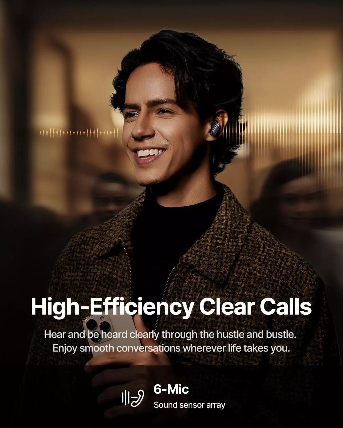 Handsfree Bluetooth Baseus Inspire XP1 Sound by Bose, TWS, ANC, Svart A0010902