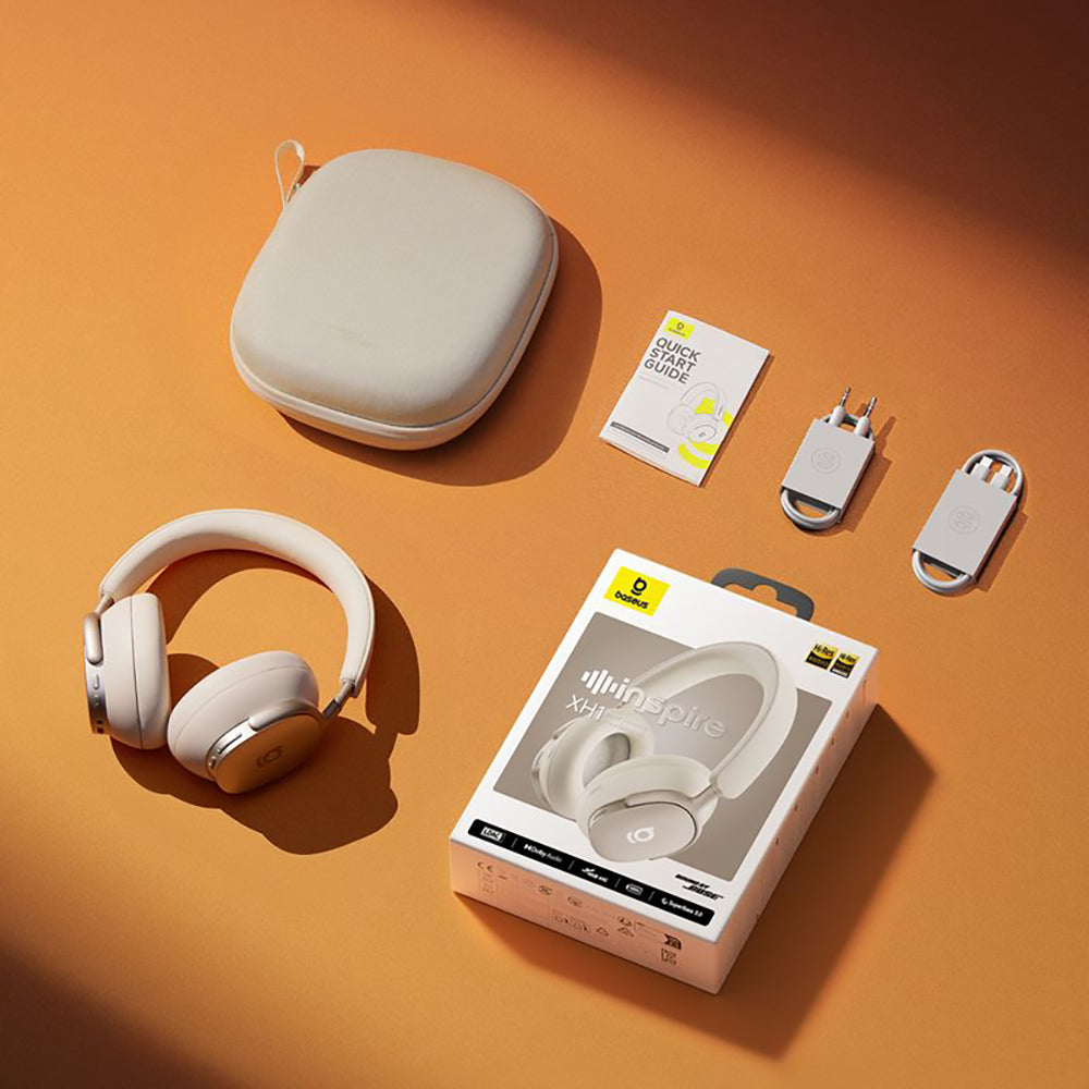 Handsfree Bluetooth Baseus Inspire XH1 Sound by Bose, A2DP, ANC, Hvit A00085701233-00