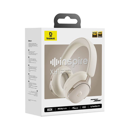 Handsfree Bluetooth Baseus Inspire XH1 Sound by Bose, A2DP, ANC, Hvit A00085701233-00