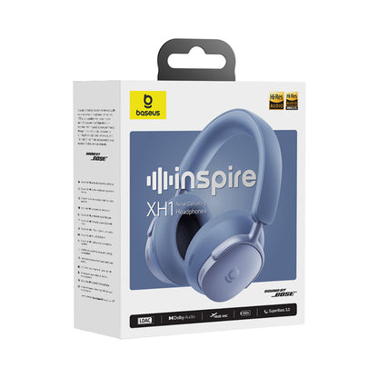 Handsfree Bluetooth Baseus Inspire XH1 Sound by Bose, A2DP, ANC, Blå A0203601