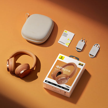 Handsfree Bluetooth Baseus Inspire XH1 Sound by Bose, A2DP, ANC, Koralloransje A0203600