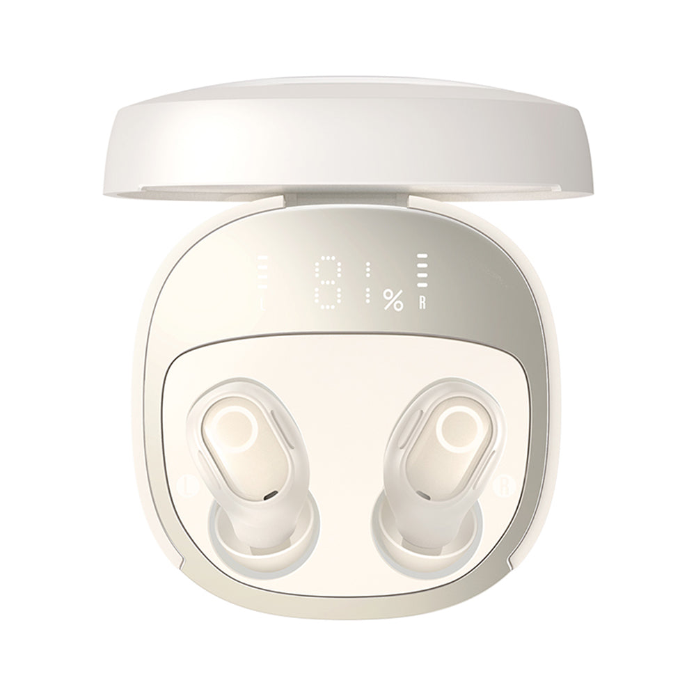 Handsfree Bluetooth Baseus WM02+, TWS, Hvit NGTW370302