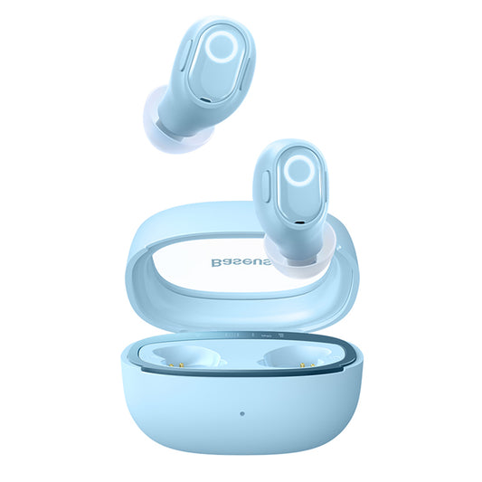 Handsfree Bluetooth Baseus WM02+, TWS, Blå NGTW370303
