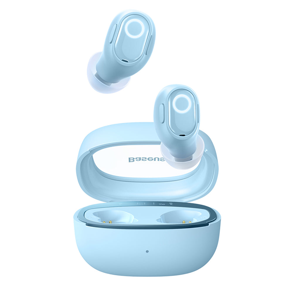 Handsfree Bluetooth Baseus WM02+, TWS, Blå NGTW370303